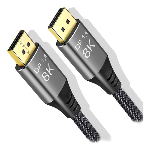 Cabo Displayport Para Displayport 8k - 3 Metros