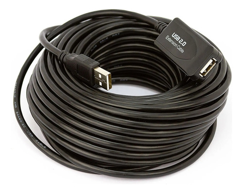 Cabo Extensor Amplificador Usb 2.0 - 20 Metros