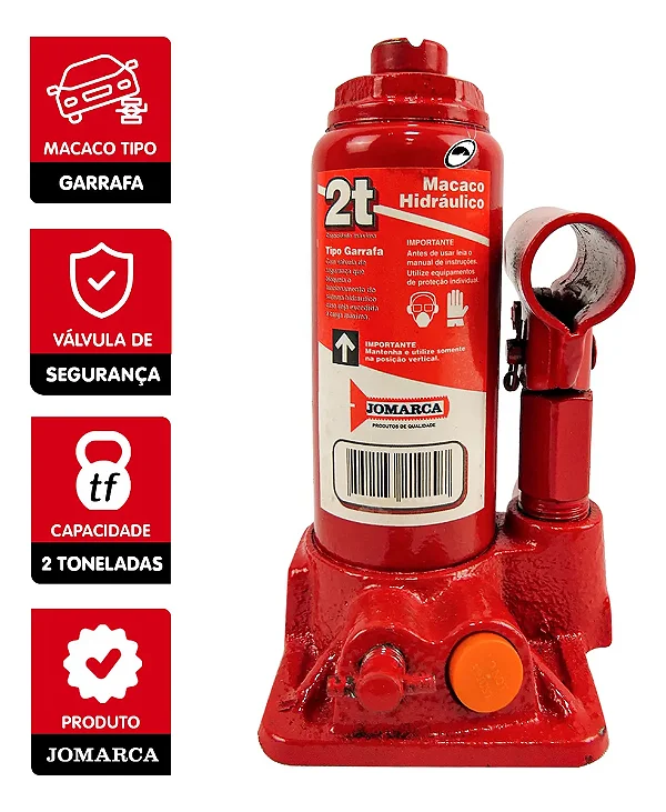 Macaco Hidráulico Garrafa -  Jomarca