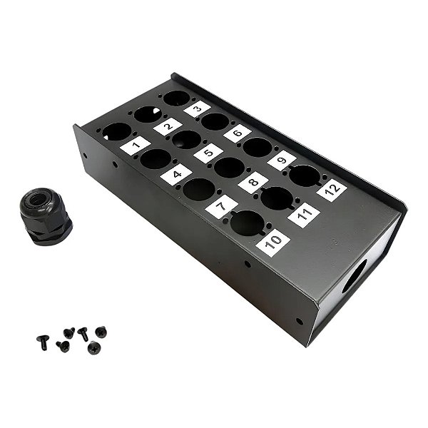 Caixa Medusa 12 Vias Com Prensa