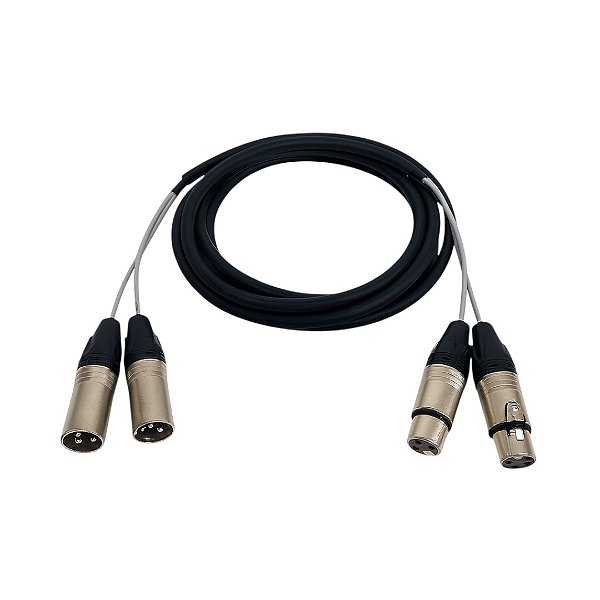 Multicabos 2 Vias Com Conectores Xlr Profissonal - 70 Metros