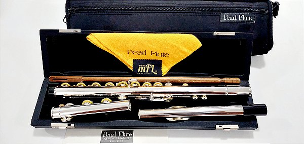 Flauta Pearl 525, seminova, Atelier mFL