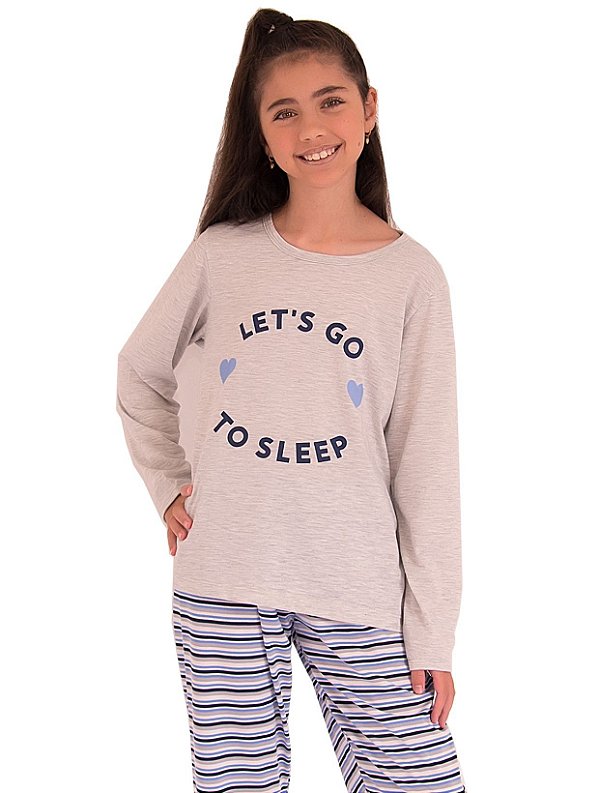 Pijama Infantil Feminino Malha
