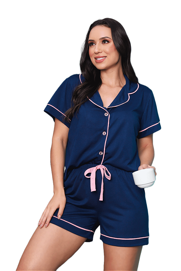 Pijama americano liso
