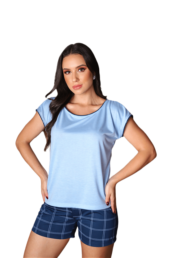 Conjunto blusa japonesa com short