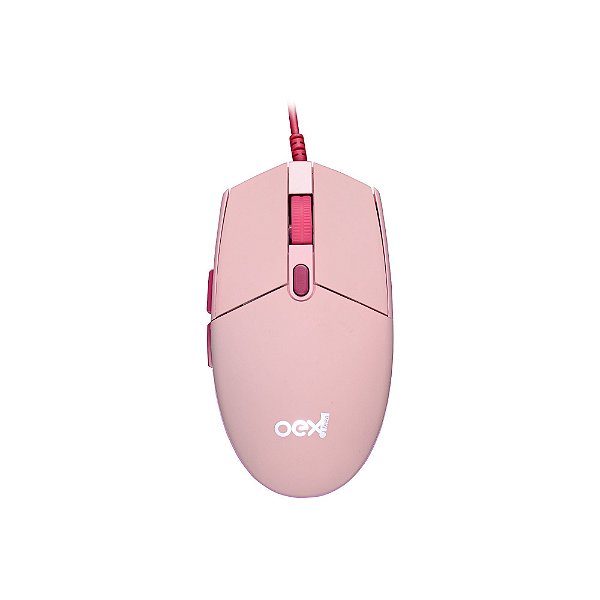 Mouse E Mousepad - Combo Vibes MC200 Oex Rosa 2400 Dpi Usb