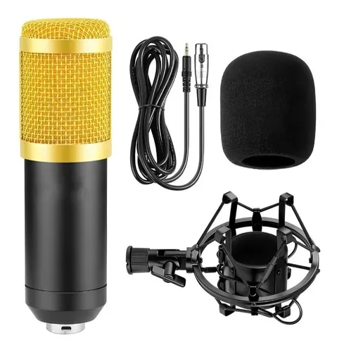 Microfone Condensador Profissional Gravação Estúdio Celular - MT 1025
