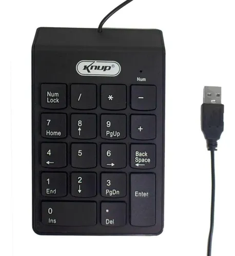 Teclado numérico com fio Knup KP-2003A