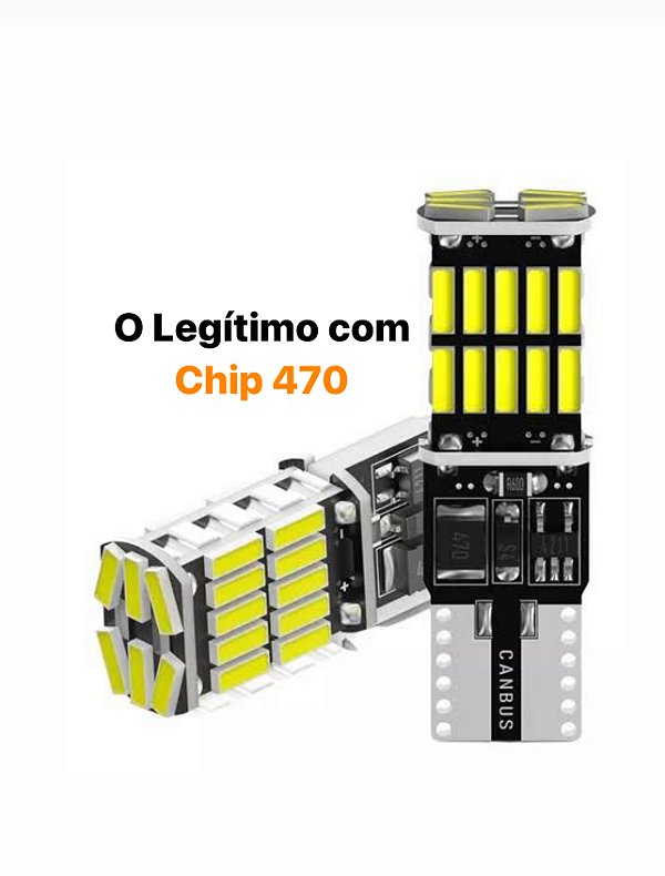 Par Lâmpada Led Pingo T10 6000K 26 LEDs Canbus 100% Branco