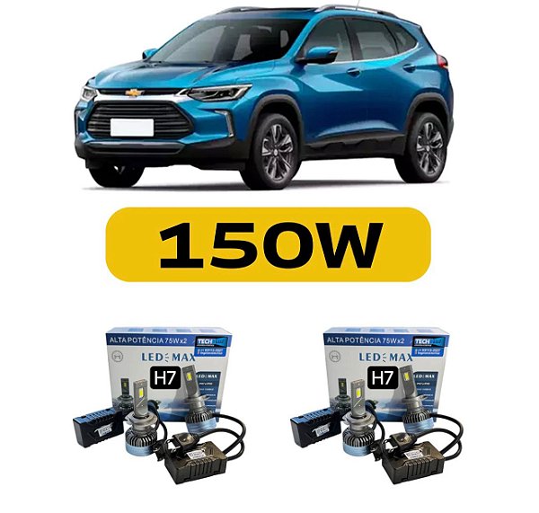Kit LED Chevrolet Tracker (2021-2024) Farol Alto e Baixo