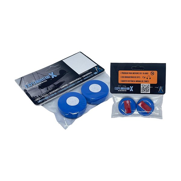 Alvo Mini Azul  "Esfumaçado"