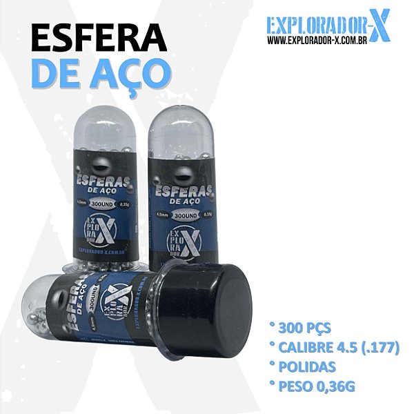 Esferas de aço 4,5mm Explorador-X