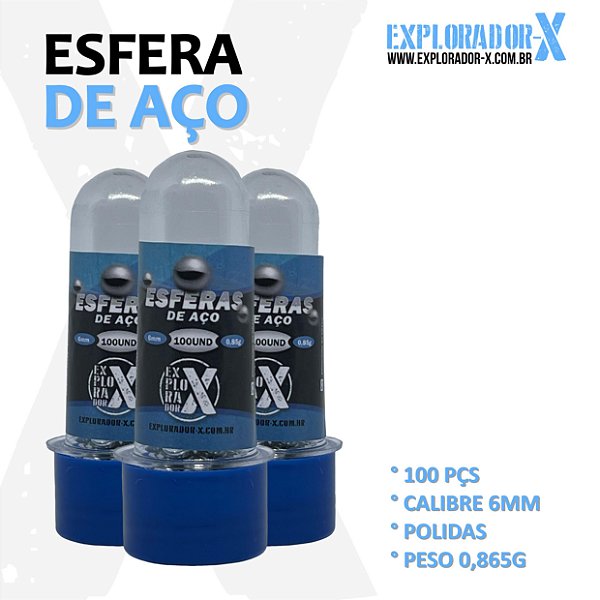 Esferas de aço 6mm Explorador-X