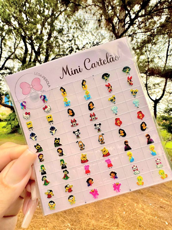 MINI CARTELÃO INFANTIL- PARA CRIANÇAS (MINNIE,FROZEN,MASHA,PEPPA,BABY SHARK,PRINCESAS, UNICÓRNIO)