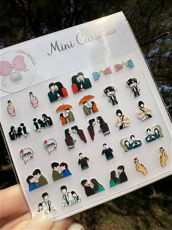 MINI CARTELÃO adesivos para unhas COM 30 UNIDADES DORAMA