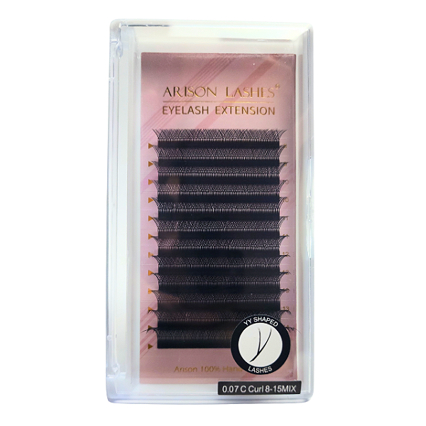 Cílios Arison Lashes para Volume Brasileiro YY Mix 8-15