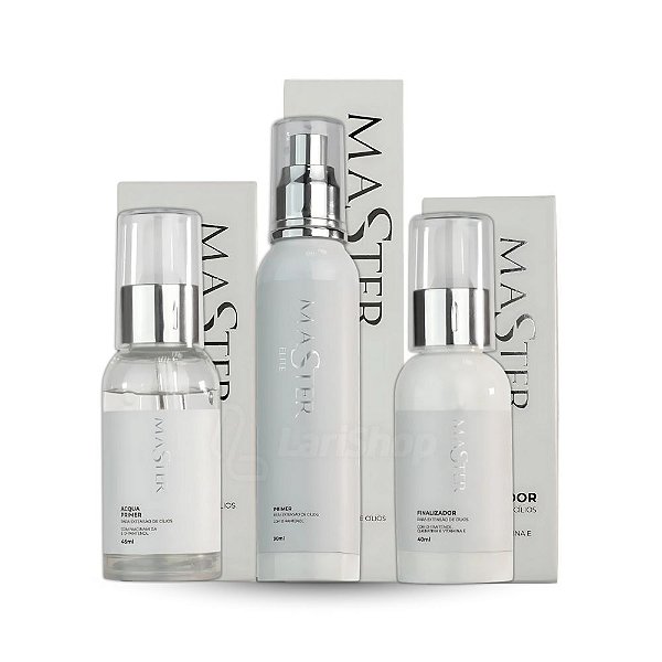 Kit Retenção para Extensão de Cílios Master - Acqua Primer, Primer, Finalizador