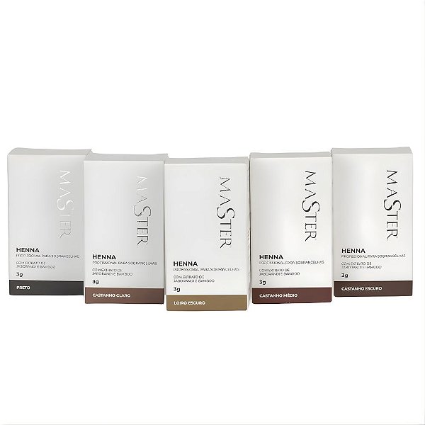 Henna para Sobrancelhas Master 3g