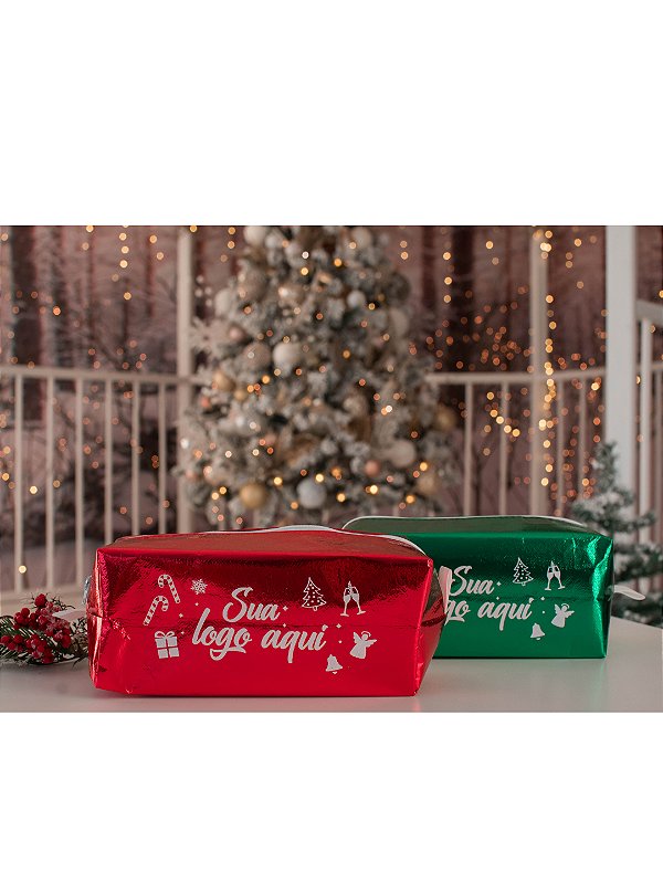 Nécessaire Metalizado Liso 20x10x10 (50 unidades)