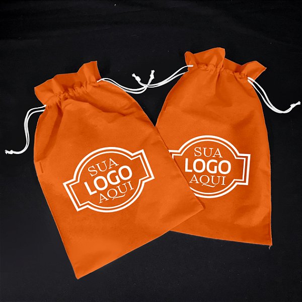 Saco cós de Babado c/ 2 cadarços TNT 40gr 25L x 40A (50 unidades)