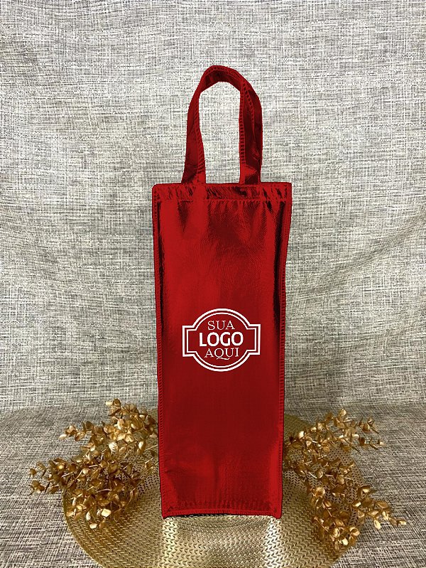 Bolsa de Vinho Metalizado Liso 13L x 35A x 10P (100 unidades)