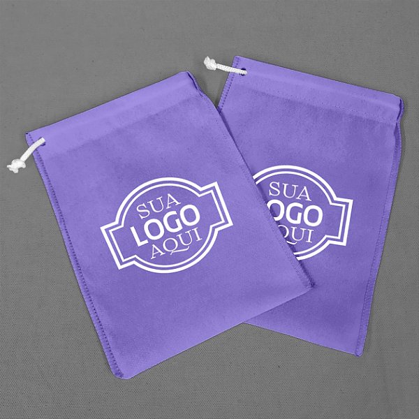 Saco cós de Babado c/ 2 cadarços TNT 40gr 13L x 20A (100 unidades)