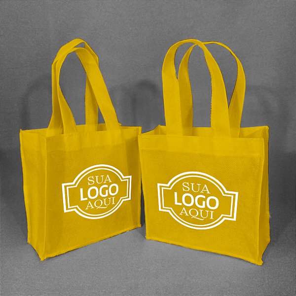 Bolsa de TNT Personalizada 80g - Resistente com Fundo e Lateral