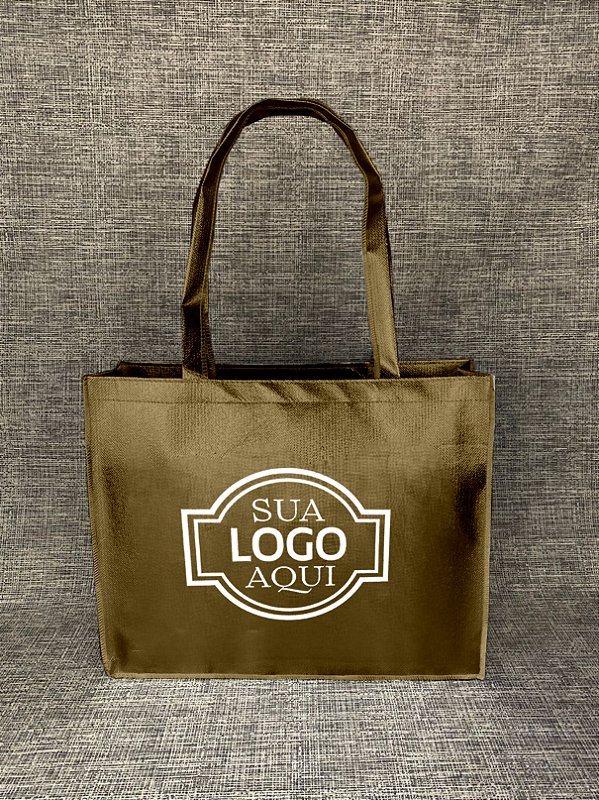 Bolsa de TNT Metalizado Rugoso Personalizada - Brilho e Textura