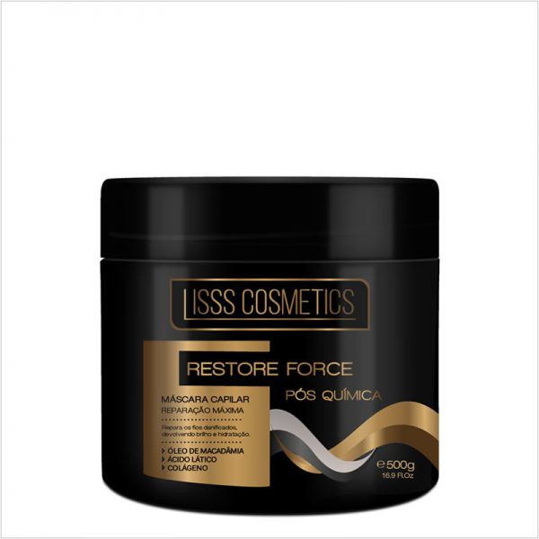 Máscara Capilar Pós Química Restore Force 500g