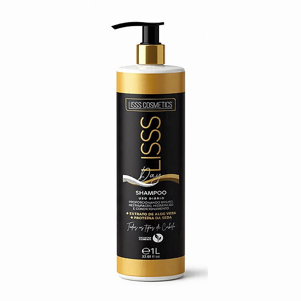 Shampoo Lisss Day Uso Diário 1L – Lisss Cosmetics