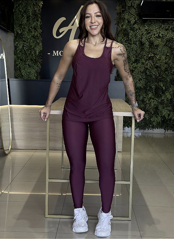 CONJUNTO FITNESS TRIO CALÇA RUBI