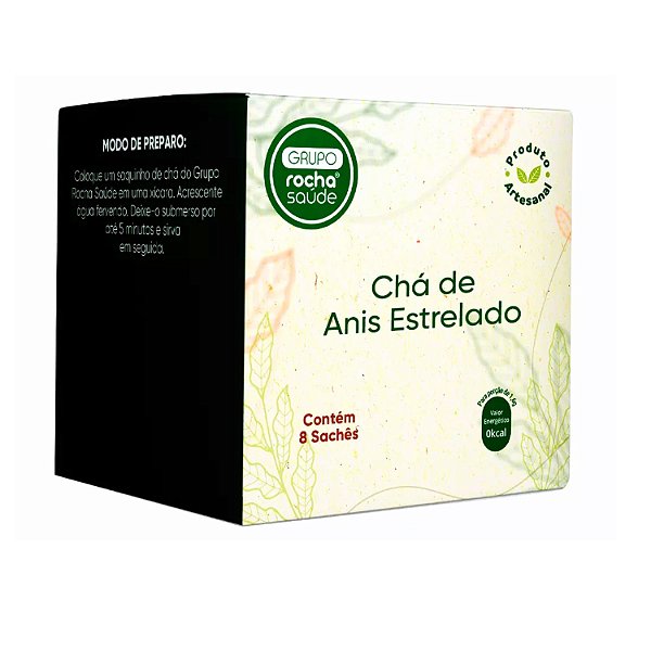 Chá de Anis Estrelado Natural Rocha Saúde