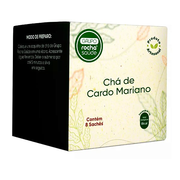 Chá de Cardo Mariano Natural Rocha Saúde