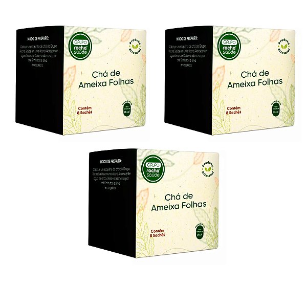 Chá de Ameixa Folhas em Sachês Kit 3cx Natural