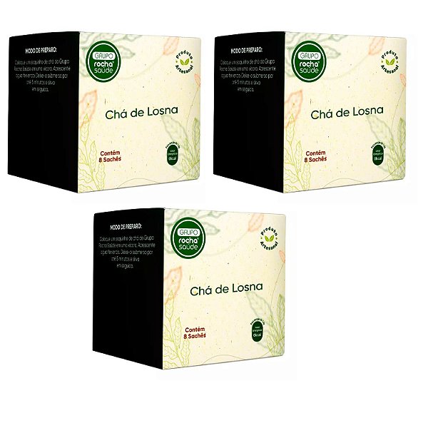 Chá de Losna Artemisia A. em Sachês Kit 3cx Natural