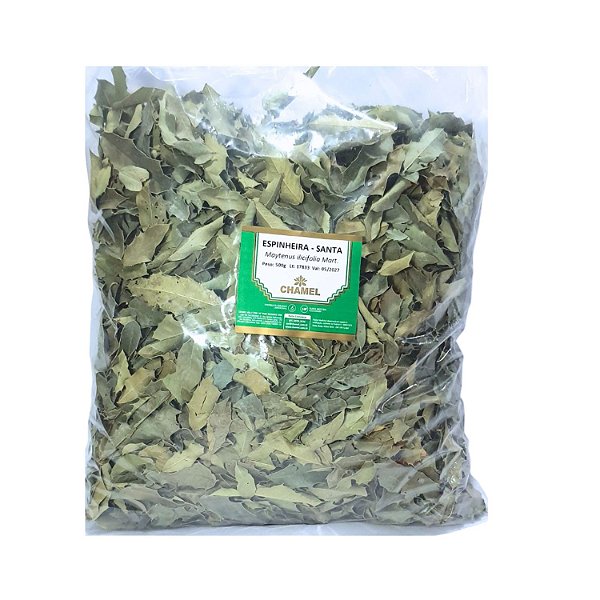 Chá Espinheira Santa Folhas 500G Pacote das Folhas Chamel