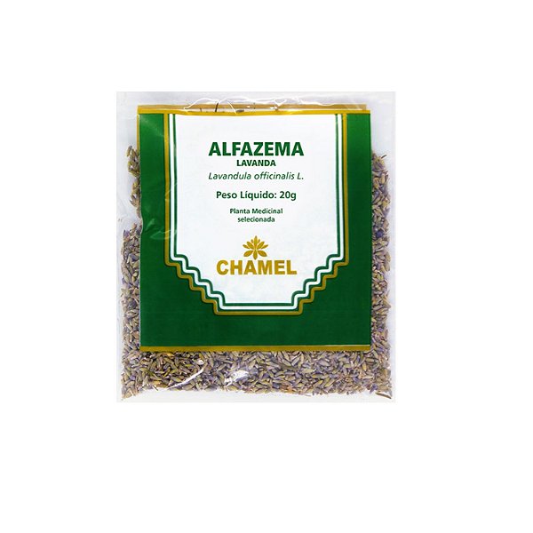 Chá de Alfazema Lavanda Flores 20g Natural Chamel