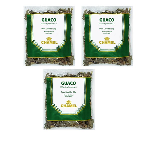 Chá Guaco Natural Kit 3 Pacotes Chamel