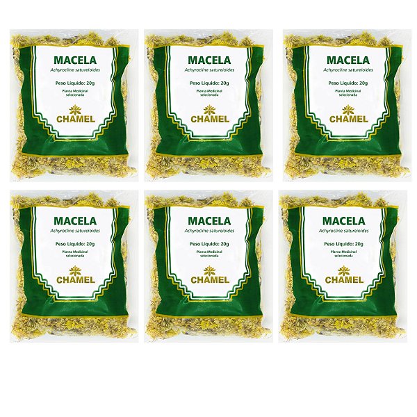 Chá Macela Natural Kit 6 Pacotes Chamel