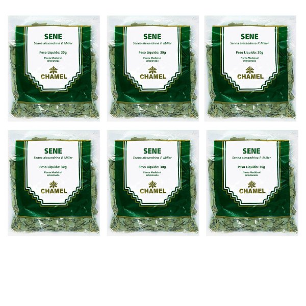 Chá Sene Natural Kit 6 Pacotes Chamel