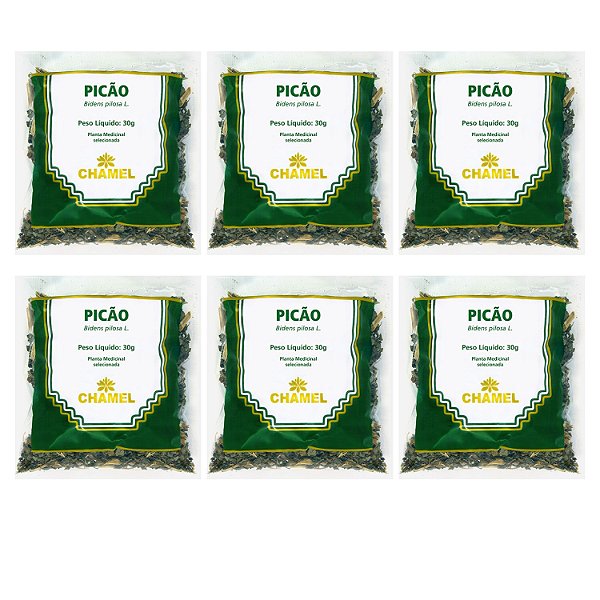 Chá Picão Natural Kit 6 Pacotes Chamel