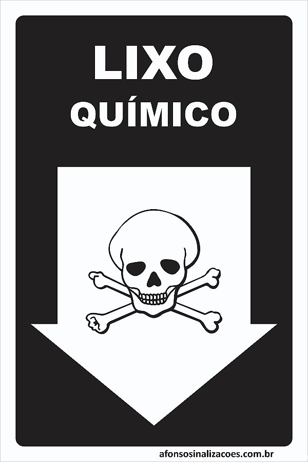 Placa Lixo Químico