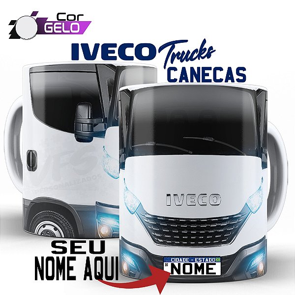 Caneca Personalizada Caminhão Iveco Daily caminhoneiro