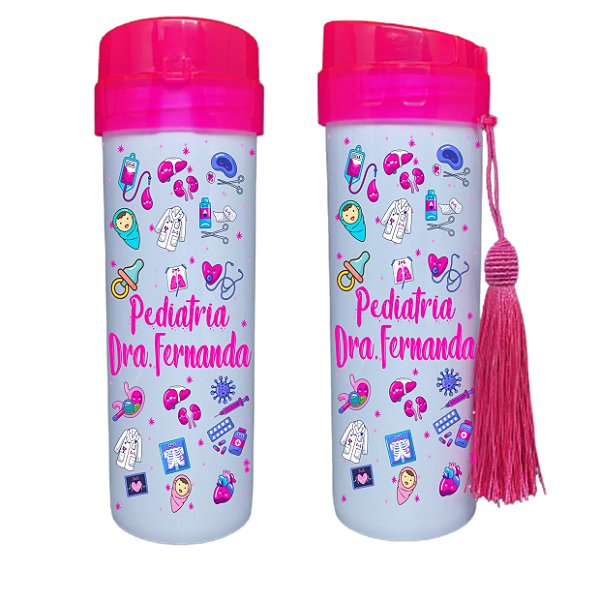 Squeeze Personalizada - Médica Pediatra ( Coloque seu Nome)