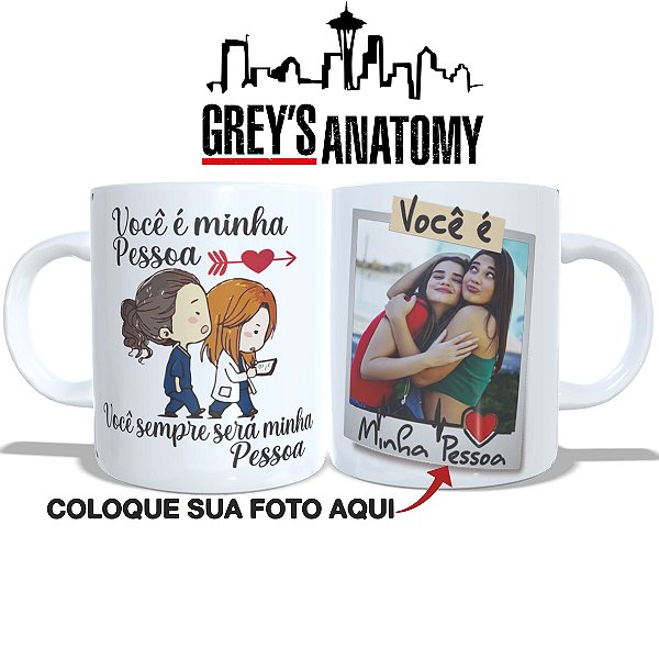 Caneca com foto Amigas - Greys Anatomy