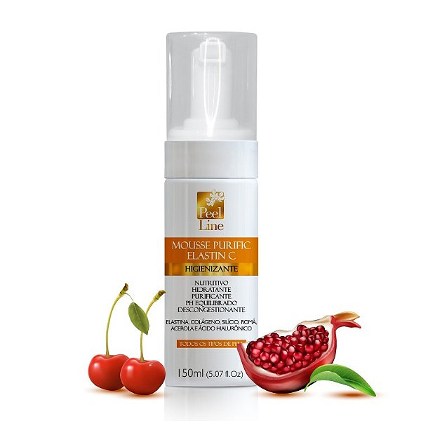 Mousse Purific Elastin C Higienizante - 150ml