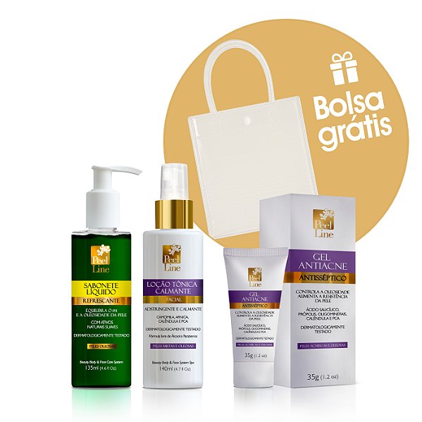 Kit Antiacne e antioleosidade - 3 itens / Personal Care