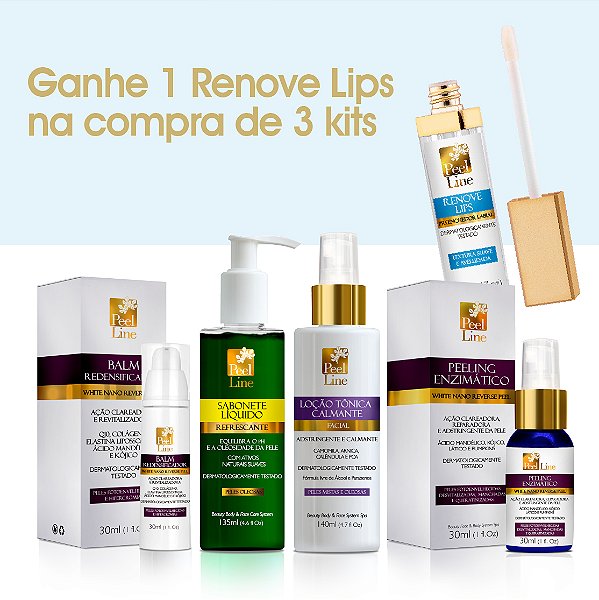 Compre 3 kits e ganhe 1 Renove Lips - Kit Clareamento de Melasma 4 itens / Personal care