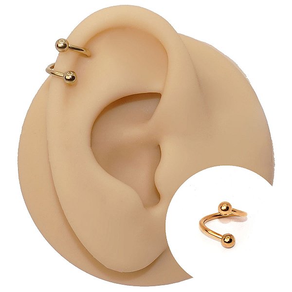 Piercing Twister PDV Dourado