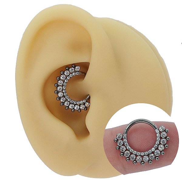 Piercing Argola Clicker em Titânio OMG!